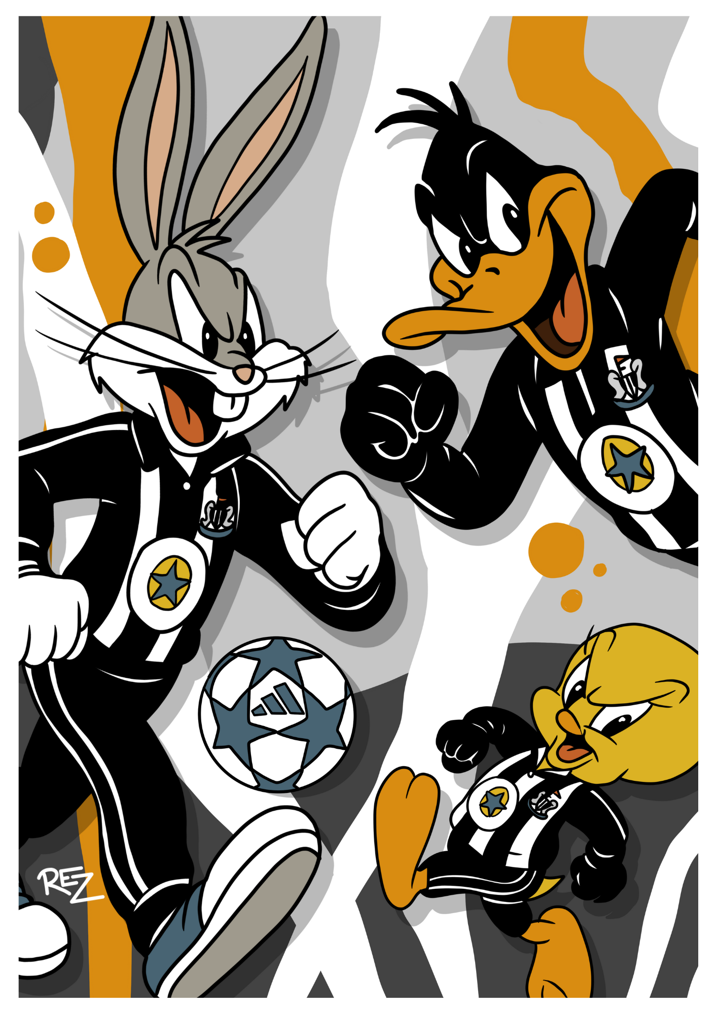 "Looney Toons" A3 Print