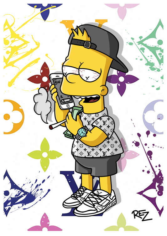 "Bart The Plug" A3 Print